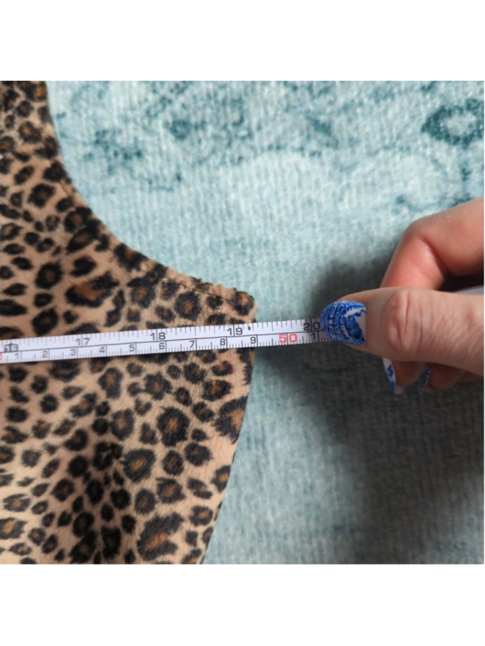 Vintage Ingenuity Leopard Print Sleeveless Zip Vest Made in Canada Size 14/ L - Picture 11 of 14